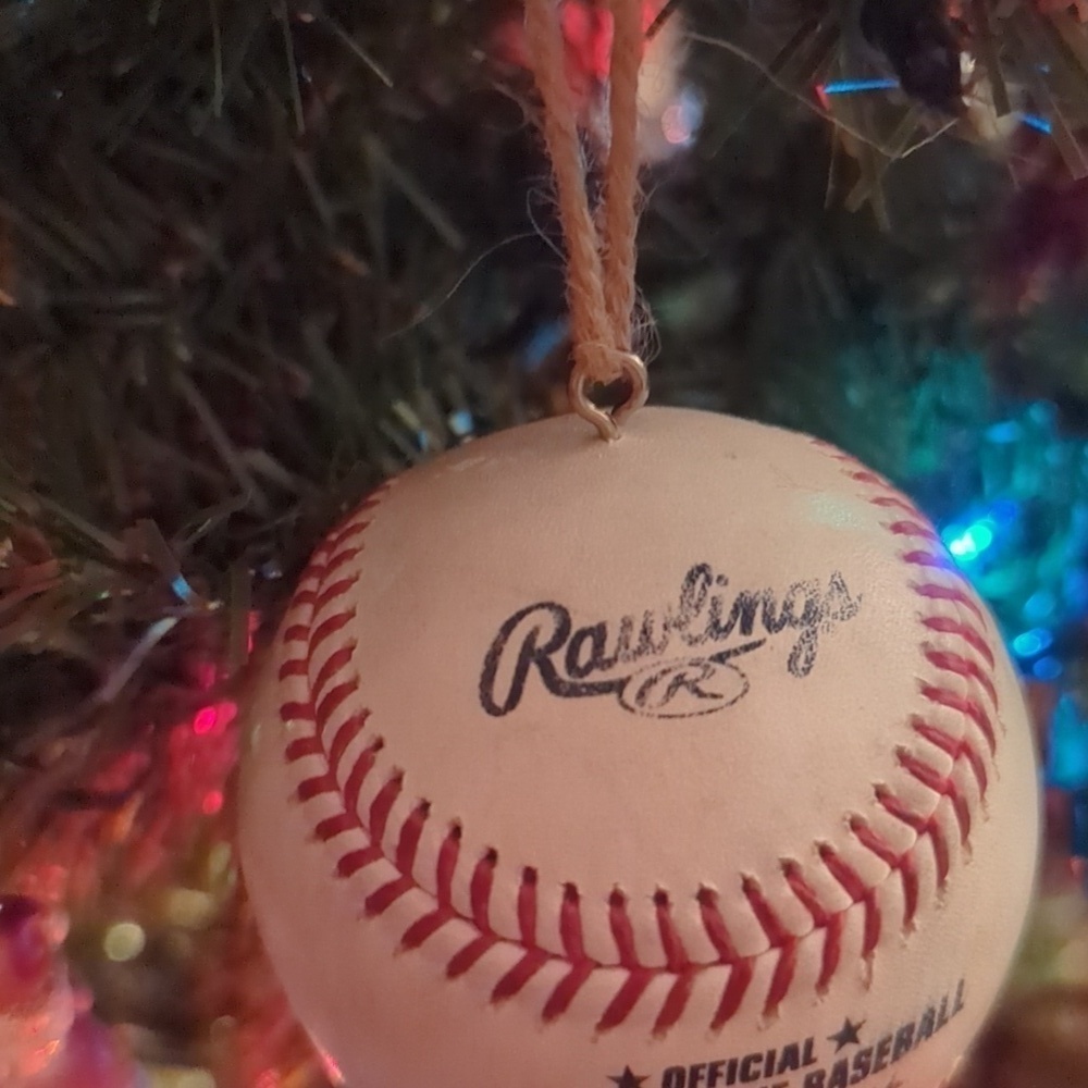 MLB Official Baseball Ornament - Picture 3 of 5